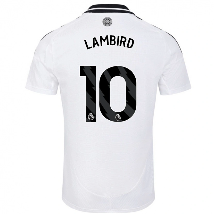 Danxen Mænd Lilly Lambird #10 Hvid Hjemmebane Spillertrøjer 2024/25 Trøje T-Shirt