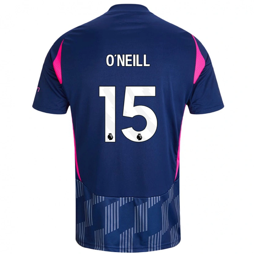 Danxen Mænd Laura-Jayne O'neill #15 Kongeblå Pink Udebane Spillertrøjer 2024/25 Trøje T-Shirt