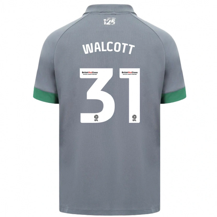 Danxen Mænd Malachi Fagan-Walcott #31 Mørkegrå Udebane Spillertrøjer 2024/25 Trøje T-Shirt