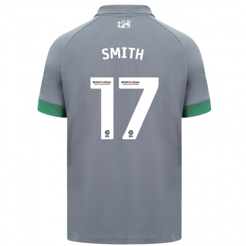 Danxen Mænd Hollie Smith #17 Mørkegrå Udebane Spillertrøjer 2024/25 Trøje T-Shirt