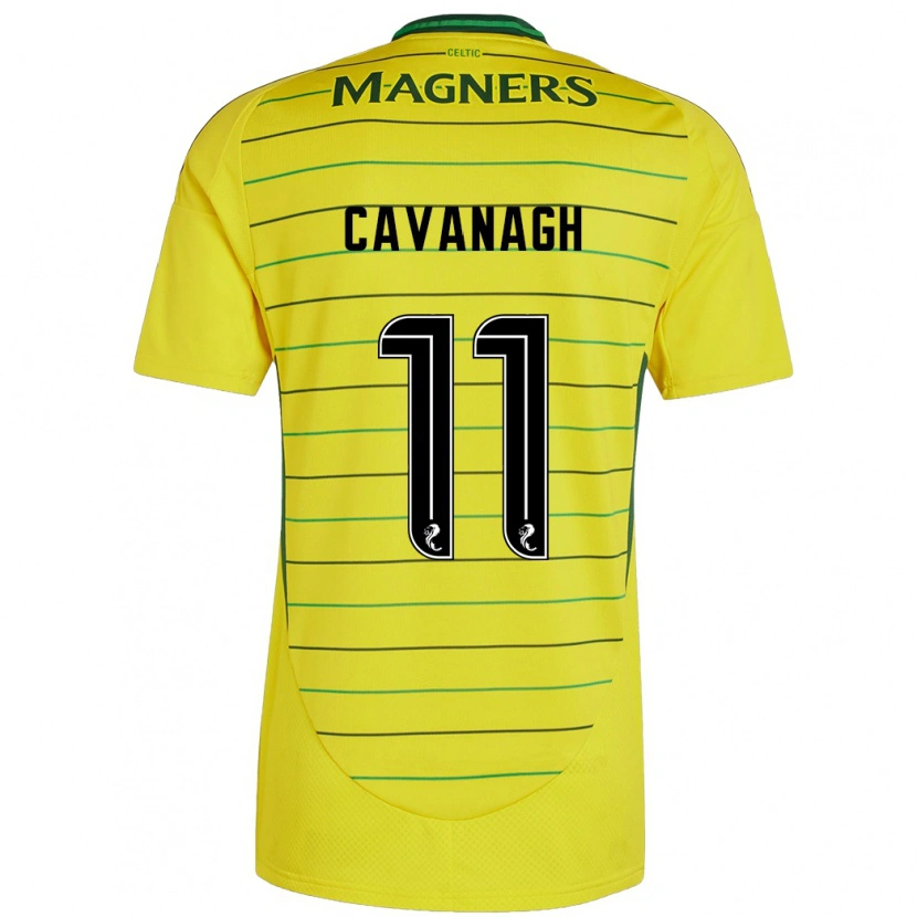 Danxen Mænd Colette Cavanagh #11 Gul Udebane Spillertrøjer 2024/25 Trøje T-Shirt