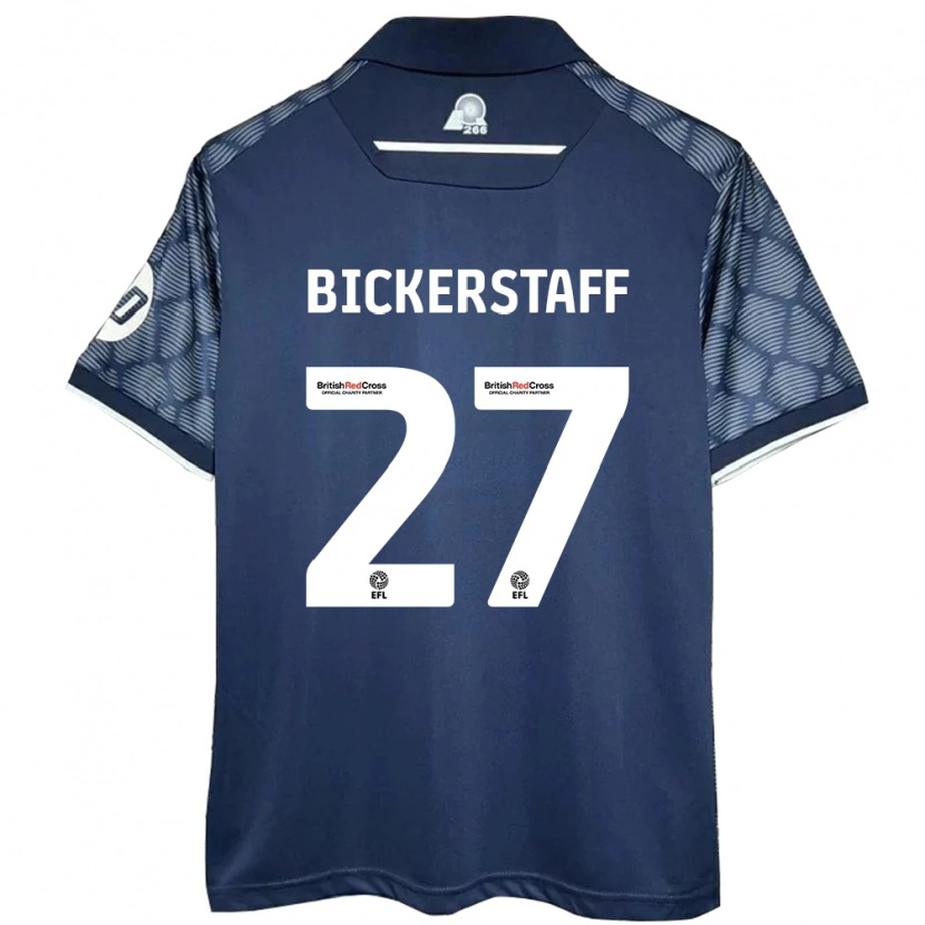 Danxen Mænd Jake Bickerstaff #27 Sort Udebane Spillertrøjer 2024/25 Trøje T-Shirt