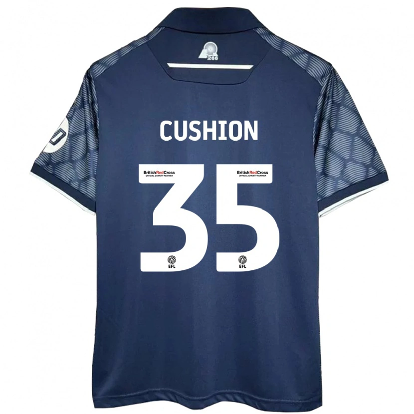 Danxen Mænd Owen Cushion #35 Sort Udebane Spillertrøjer 2024/25 Trøje T-Shirt