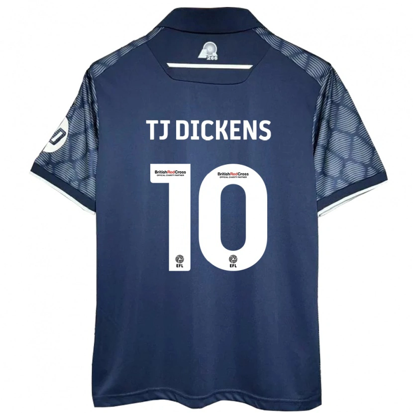 Danxen Mænd Tonicha Tj Dickens #10 Sort Udebane Spillertrøjer 2024/25 Trøje T-Shirt