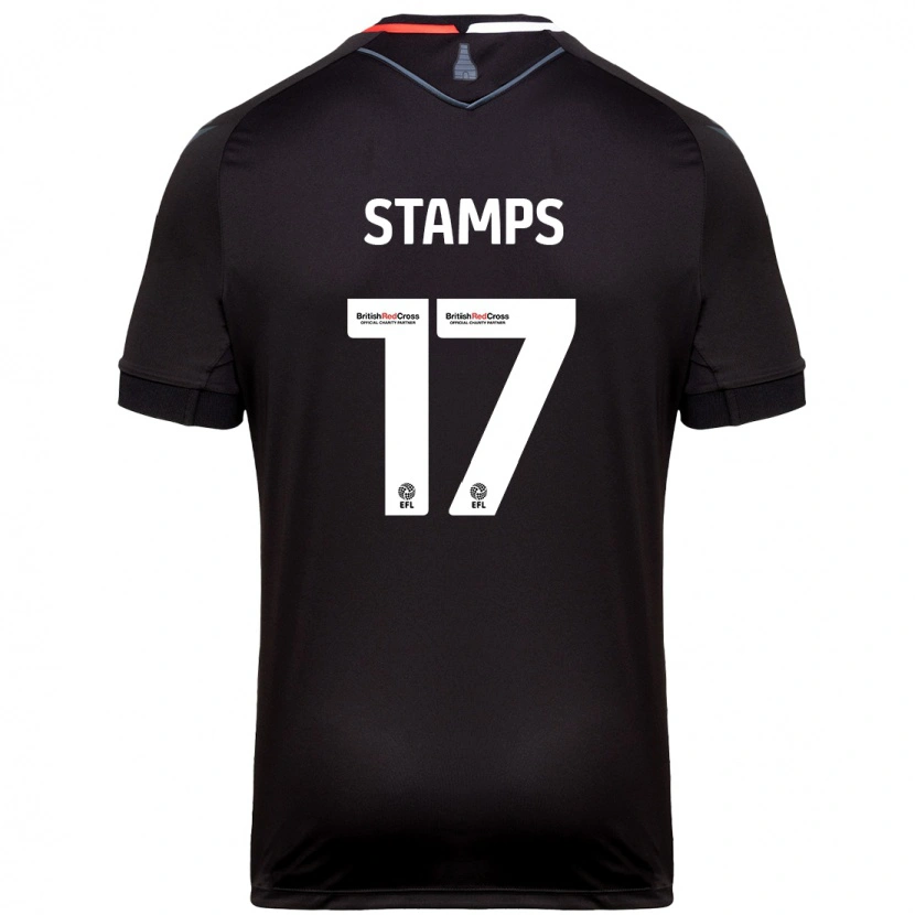 Danxen Mænd Shannon Stamps #17 Sort Udebane Spillertrøjer 2024/25 Trøje T-Shirt