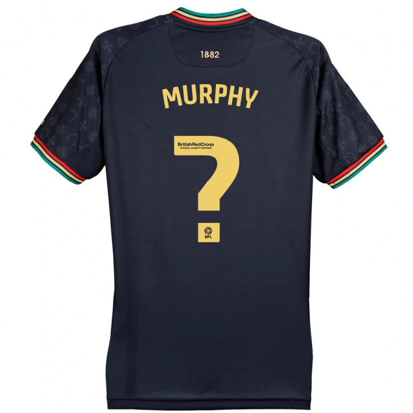 Danxen Mænd Harry Murphy #0 Mørk Marineblå Udebane Spillertrøjer 2024/25 Trøje T-Shirt