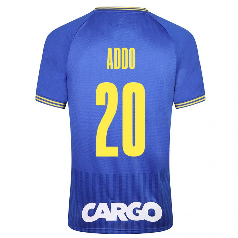 Danxen Mænd Henry Addo #20 Hvid Udebane Spillertrøjer 2024/25 Trøje T-Shirt