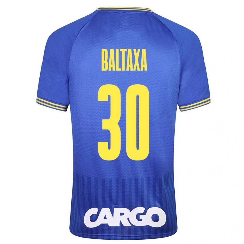 Danxen Mænd Matan Baltaxa #30 Hvid Udebane Spillertrøjer 2024/25 Trøje T-Shirt