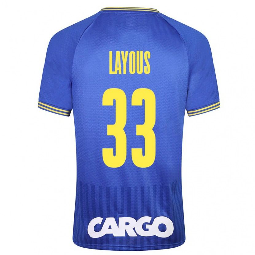 Danxen Mænd Hisham Layous #33 Hvid Udebane Spillertrøjer 2024/25 Trøje T-Shirt