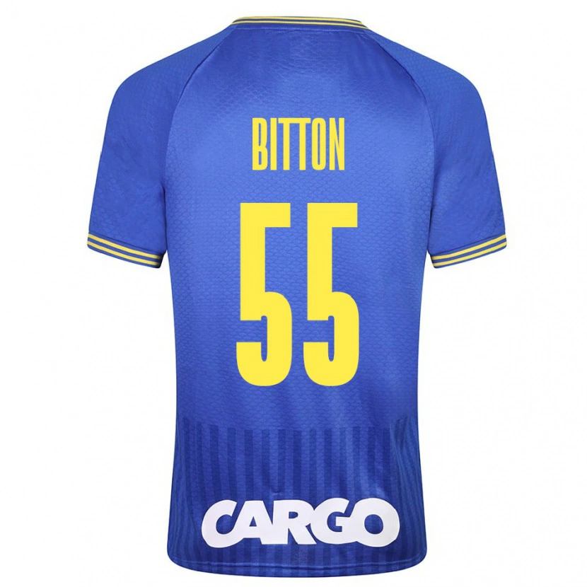Danxen Mænd Nir Bitton #55 Hvid Udebane Spillertrøjer 2024/25 Trøje T-Shirt