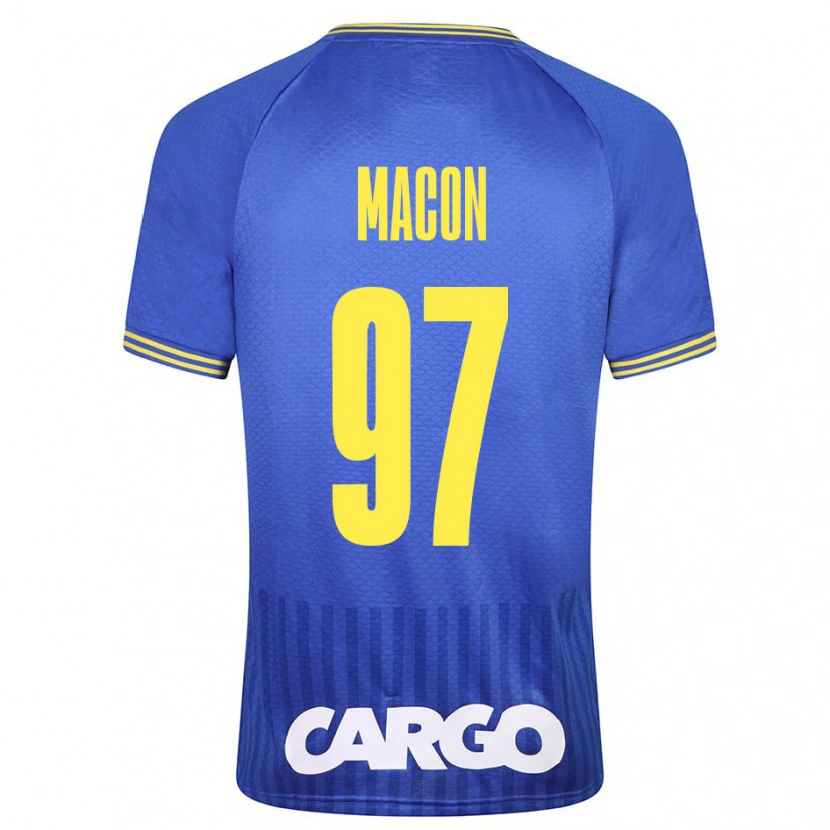 Danxen Mænd Yvann Maçon #97 Hvid Udebane Spillertrøjer 2024/25 Trøje T-Shirt