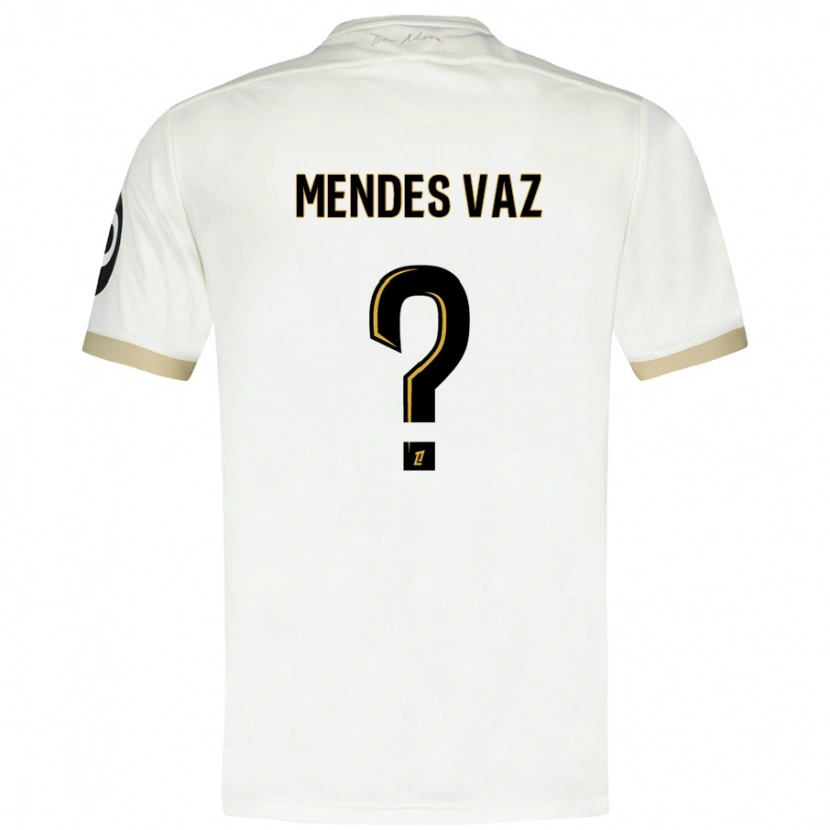 Danxen Mænd Hernâni Mendes Vaz #0 Hvidguld Udebane Spillertrøjer 2024/25 Trøje T-Shirt