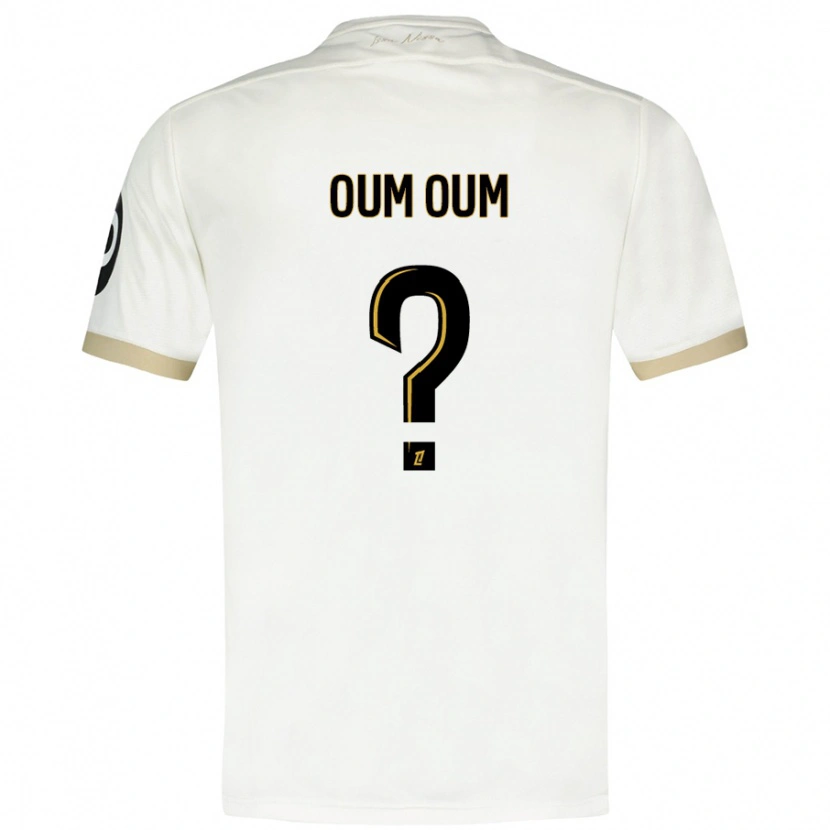 Danxen Mænd Dorian Oum Oum #0 Hvidguld Udebane Spillertrøjer 2024/25 Trøje T-Shirt