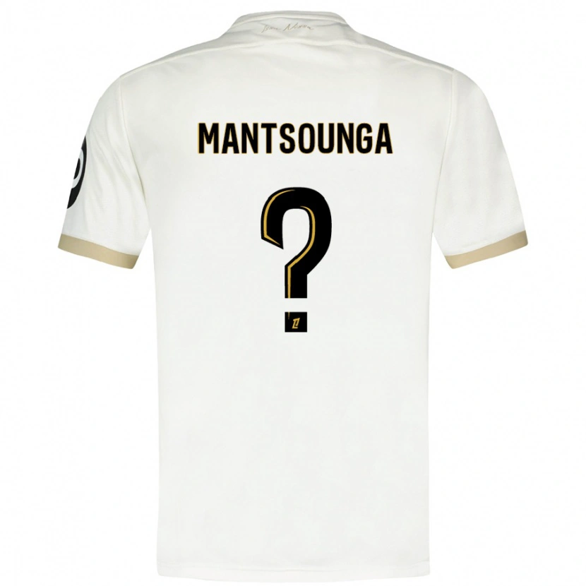 Danxen Mænd Brad-Hamilton Mantsounga #0 Hvidguld Udebane Spillertrøjer 2024/25 Trøje T-Shirt