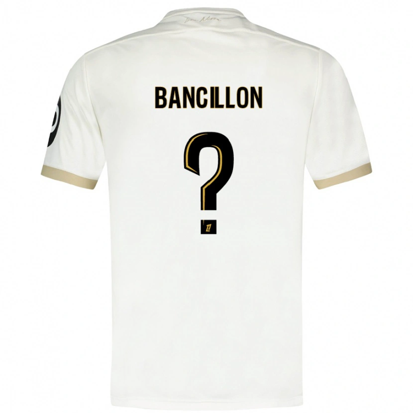 Danxen Mænd Mattéo Bancillon #0 Hvidguld Udebane Spillertrøjer 2024/25 Trøje T-Shirt