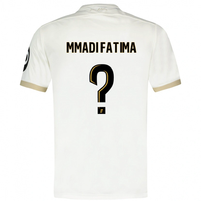 Danxen Mænd Ismael Mmadi Fatima #0 Hvidguld Udebane Spillertrøjer 2024/25 Trøje T-Shirt