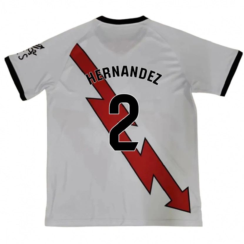Danxen Mænd Marco Hernández #2 Rød Udebane Spillertrøjer 2024/25 Trøje T-Shirt