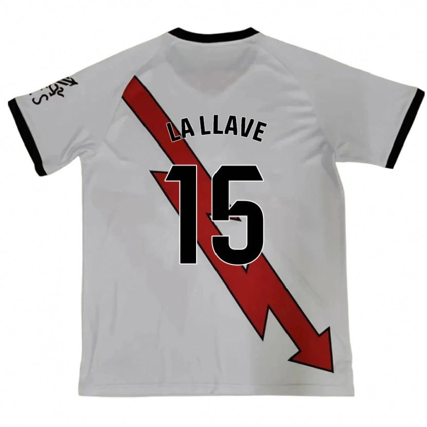Danxen Mænd Kevin De La Llave #15 Rød Udebane Spillertrøjer 2024/25 Trøje T-Shirt