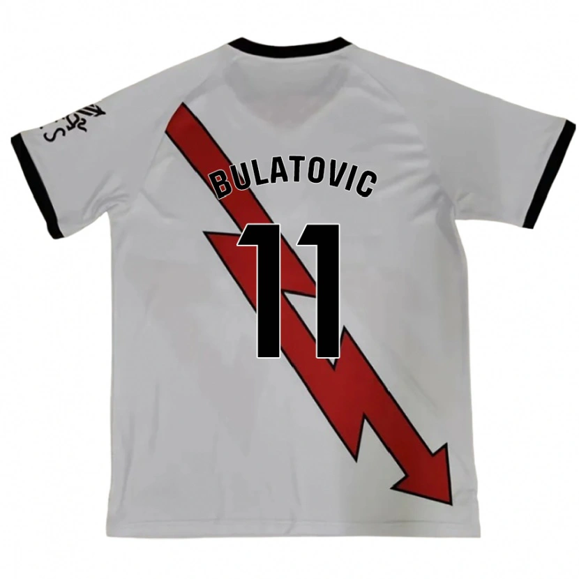 Danxen Mænd Slađana Bulatović #11 Rød Udebane Spillertrøjer 2024/25 Trøje T-Shirt
