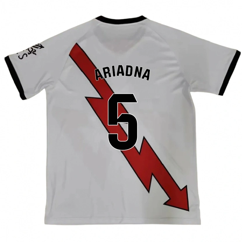 Danxen Mænd Ariadna Rovirola Moreno #5 Rød Udebane Spillertrøjer 2024/25 Trøje T-Shirt