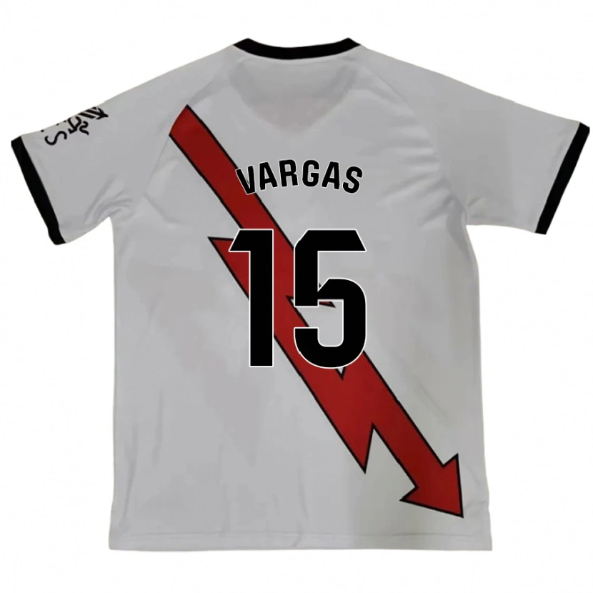 Danxen Mænd Rosario Vargas Sarasqueta #15 Rød Udebane Spillertrøjer 2024/25 Trøje T-Shirt