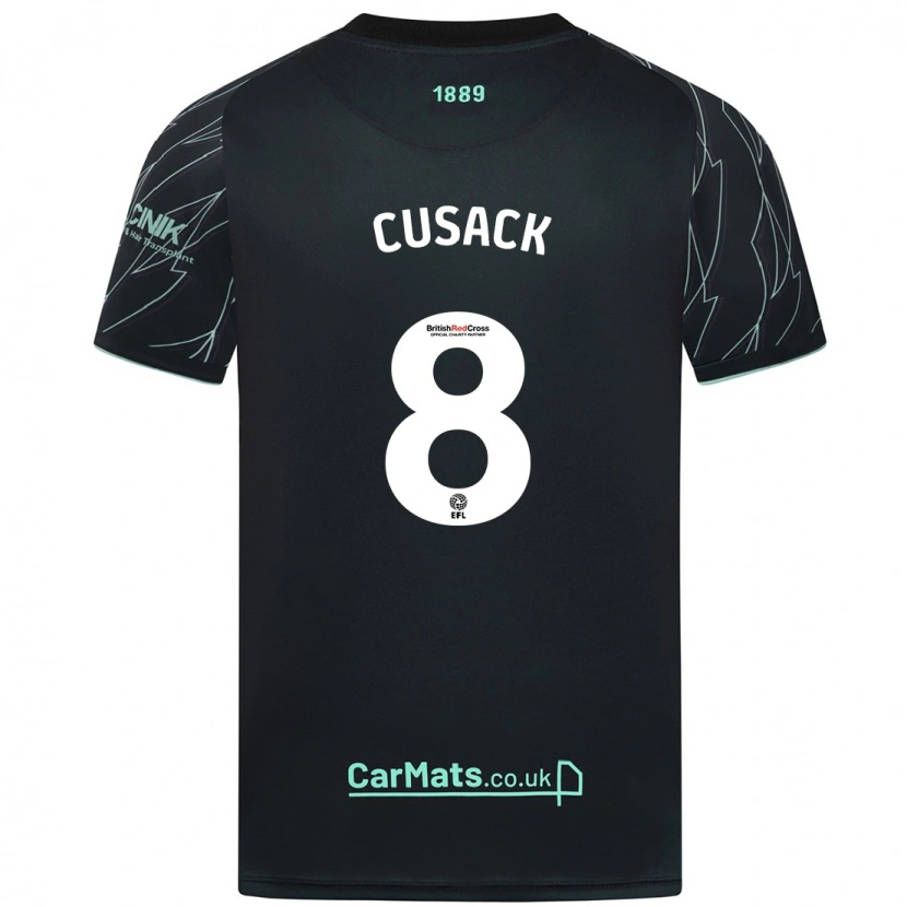 Danxen Mænd Maddy Cusack † #8 Sort Grøn Udebane Spillertrøjer 2024/25 Trøje T-Shirt