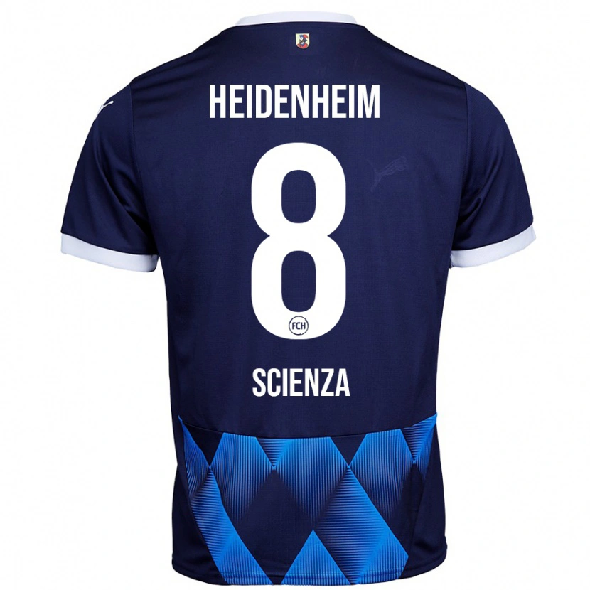 Danxen Mænd Léo Scienza #8 Mørk Marineblå Udebane Spillertrøjer 2024/25 Trøje T-Shirt