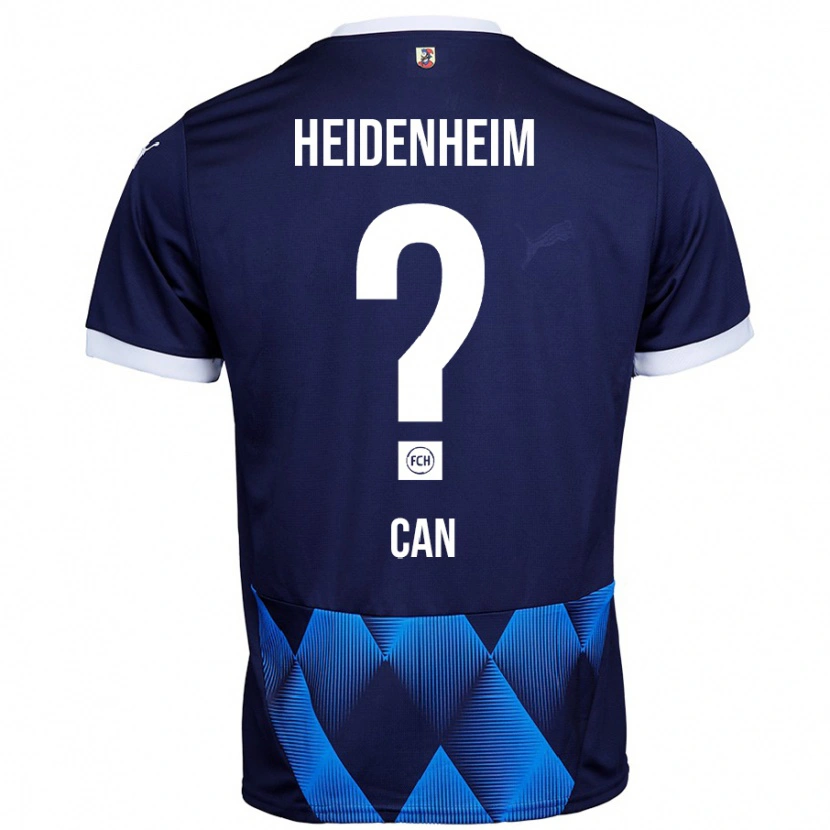 Danxen Mænd Arda Can #0 Mørk Marineblå Udebane Spillertrøjer 2024/25 Trøje T-Shirt
