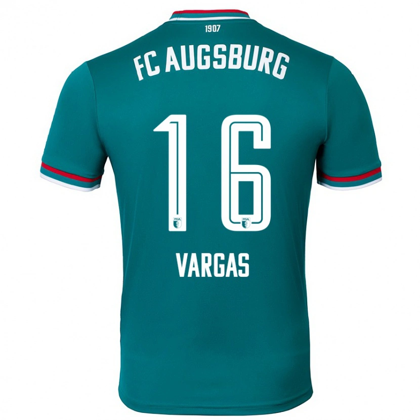 Danxen Mænd Rubén Vargas #16 Mørkegrøn Udebane Spillertrøjer 2024/25 Trøje T-Shirt