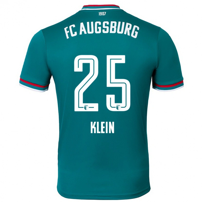 Danxen Mænd Daniel Klein #25 Mørkegrøn Udebane Spillertrøjer 2024/25 Trøje T-Shirt