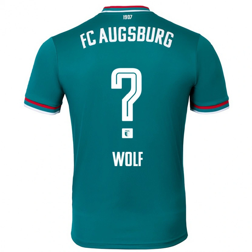 Danxen Mænd Paul Wolf #0 Mørkegrøn Udebane Spillertrøjer 2024/25 Trøje T-Shirt