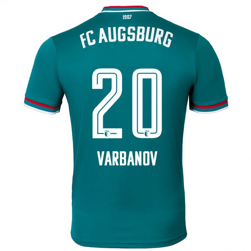 Danxen Mænd Svetoslav Varbanov #20 Mørkegrøn Udebane Spillertrøjer 2024/25 Trøje T-Shirt
