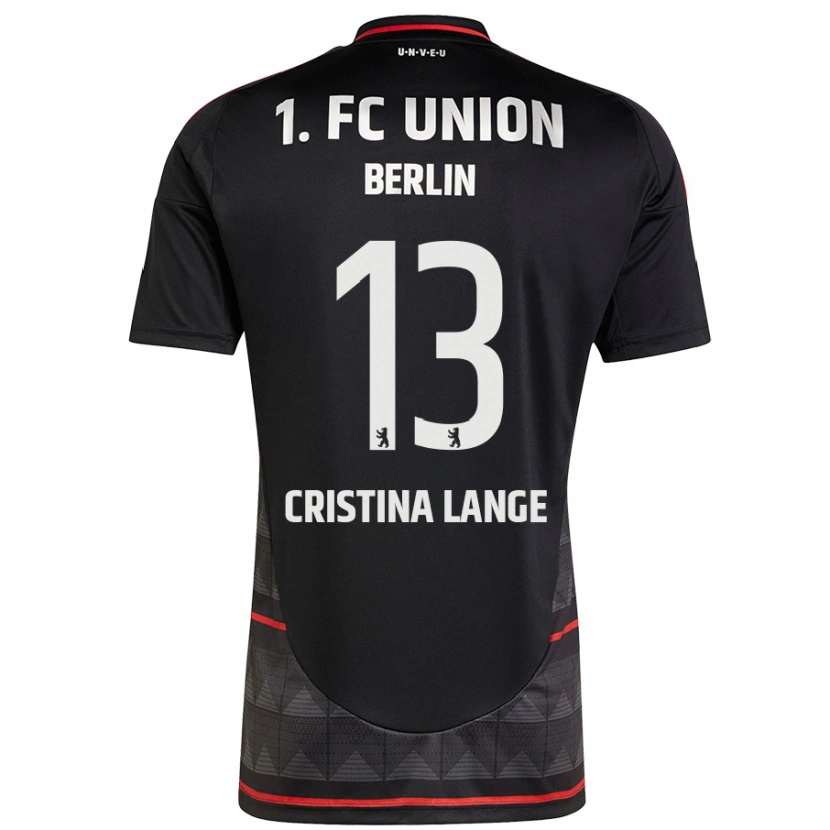 Danxen Mænd Maria Cristina Lange #13 Sort Udebane Spillertrøjer 2024/25 Trøje T-Shirt