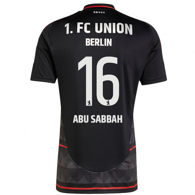 Danxen Mænd Sarah Abu Sabbah #16 Sort Udebane Spillertrøjer 2024/25 Trøje T-Shirt