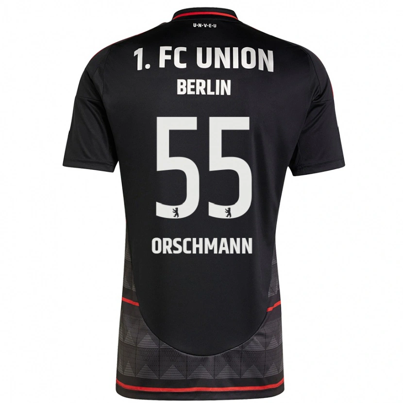 Danxen Mænd Katja Orschmann #55 Sort Udebane Spillertrøjer 2024/25 Trøje T-Shirt