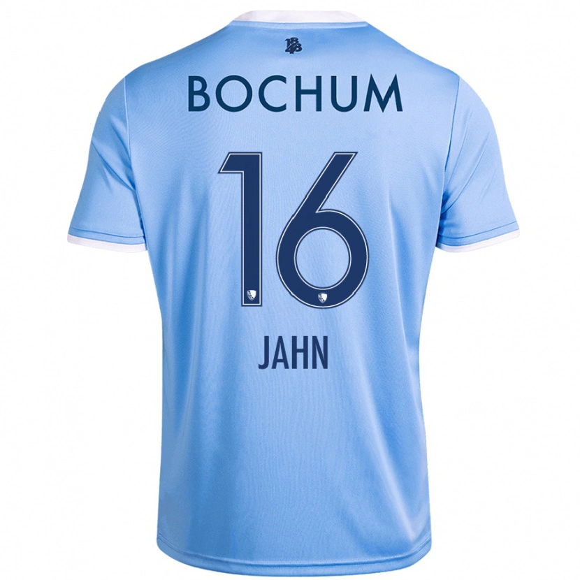 Danxen Mænd Niklas Jahn #16 Himmelblå Udebane Spillertrøjer 2024/25 Trøje T-Shirt