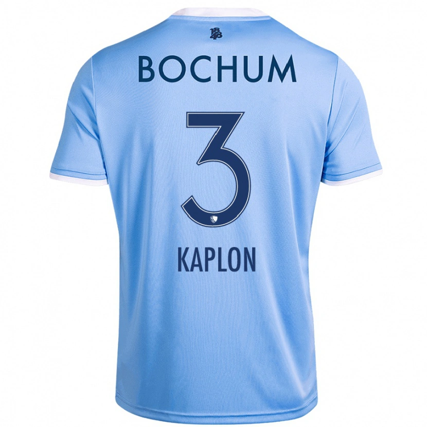 Danxen Mænd Frauke Kaplon #3 Himmelblå Udebane Spillertrøjer 2024/25 Trøje T-Shirt