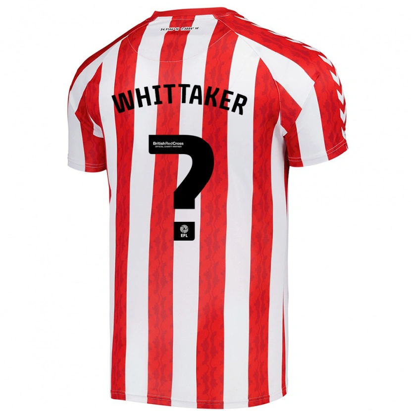 Danxen Kvinder Jack Whittaker #0 Rød Hvid Hjemmebane Spillertrøjer 2024/25 Trøje T-Shirt