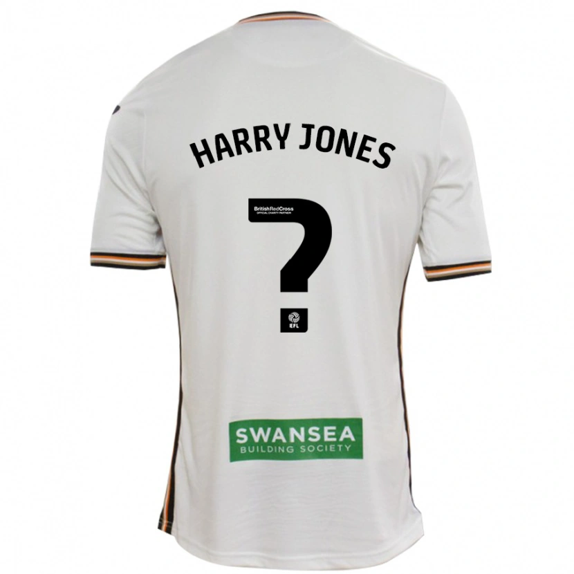 Danxen Kvinder Harry Jones #0 Hvid Hjemmebane Spillertrøjer 2024/25 Trøje T-Shirt