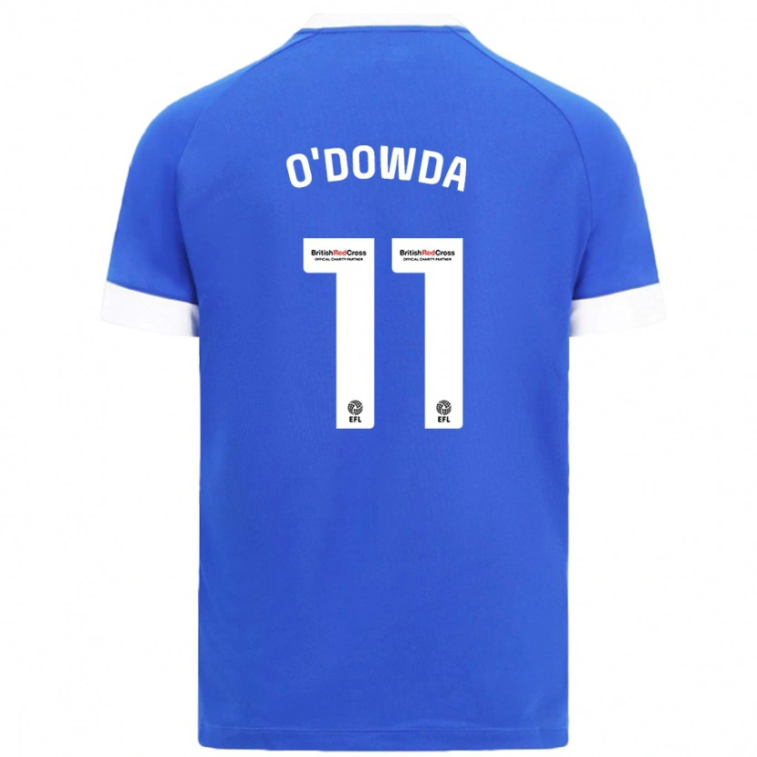 Danxen Kvinder Callum O'dowda #11 Himmelblå Hjemmebane Spillertrøjer 2024/25 Trøje T-Shirt