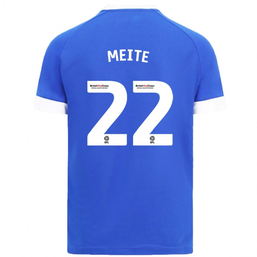 Danxen Kvinder Yakou Méïté #22 Himmelblå Hjemmebane Spillertrøjer 2024/25 Trøje T-Shirt