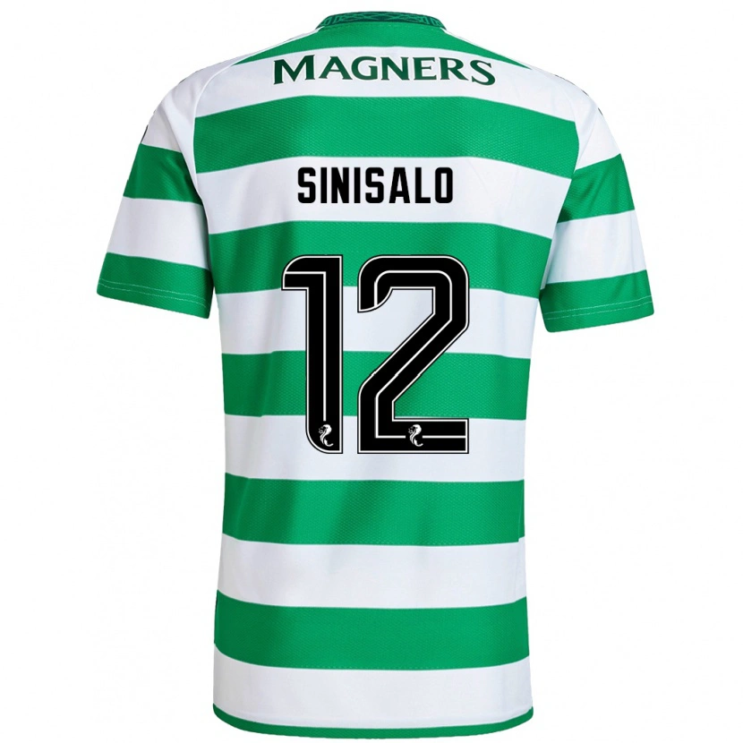 Danxen Kvinder Viljami Sinisalo #12 Grøn Hvid Hjemmebane Spillertrøjer 2024/25 Trøje T-Shirt
