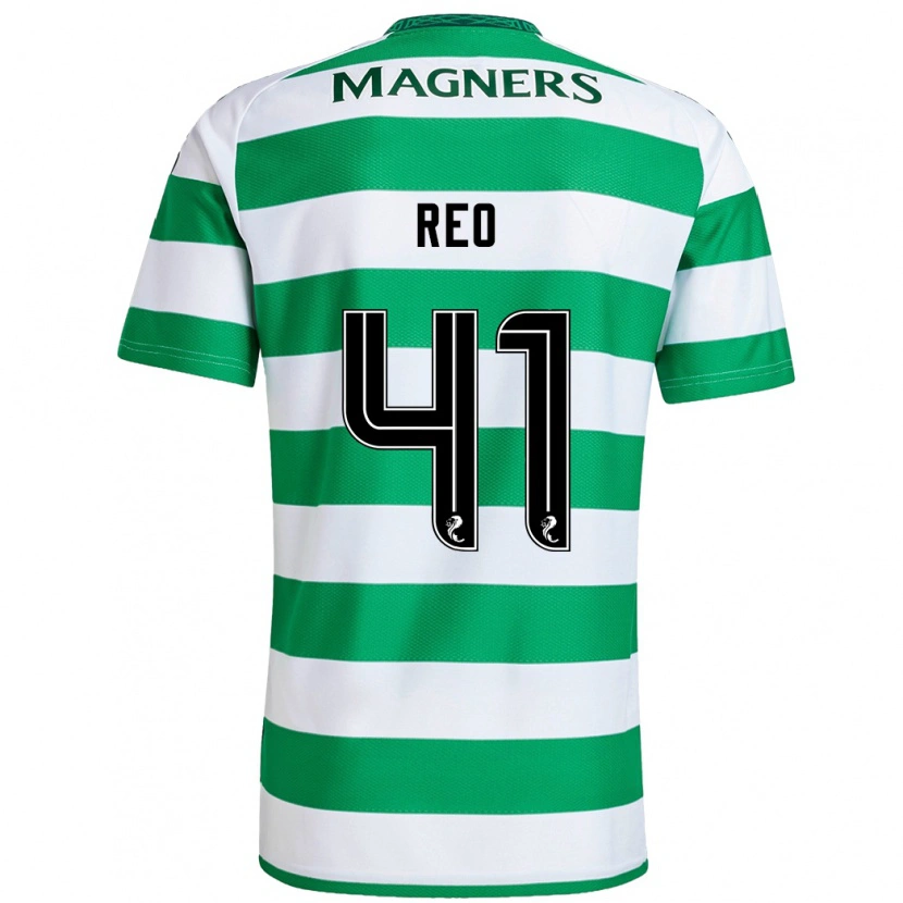 Danxen Kvinder Reo Hatate #41 Grøn Hvid Hjemmebane Spillertrøjer 2024/25 Trøje T-Shirt