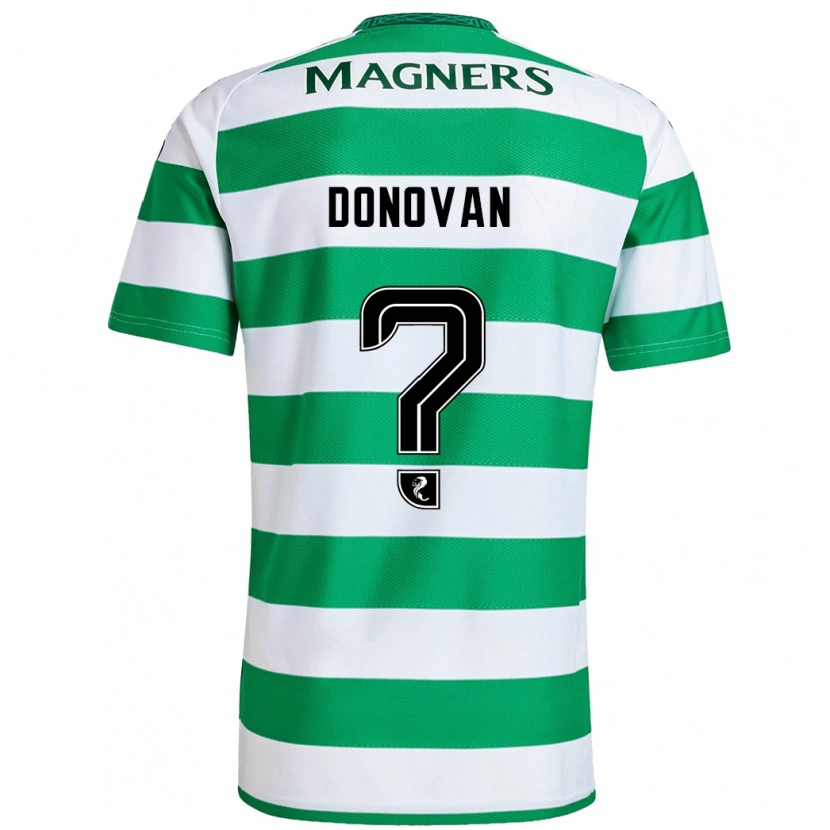 Danxen Kvinder Colby Donovan #0 Grøn Hvid Hjemmebane Spillertrøjer 2024/25 Trøje T-Shirt