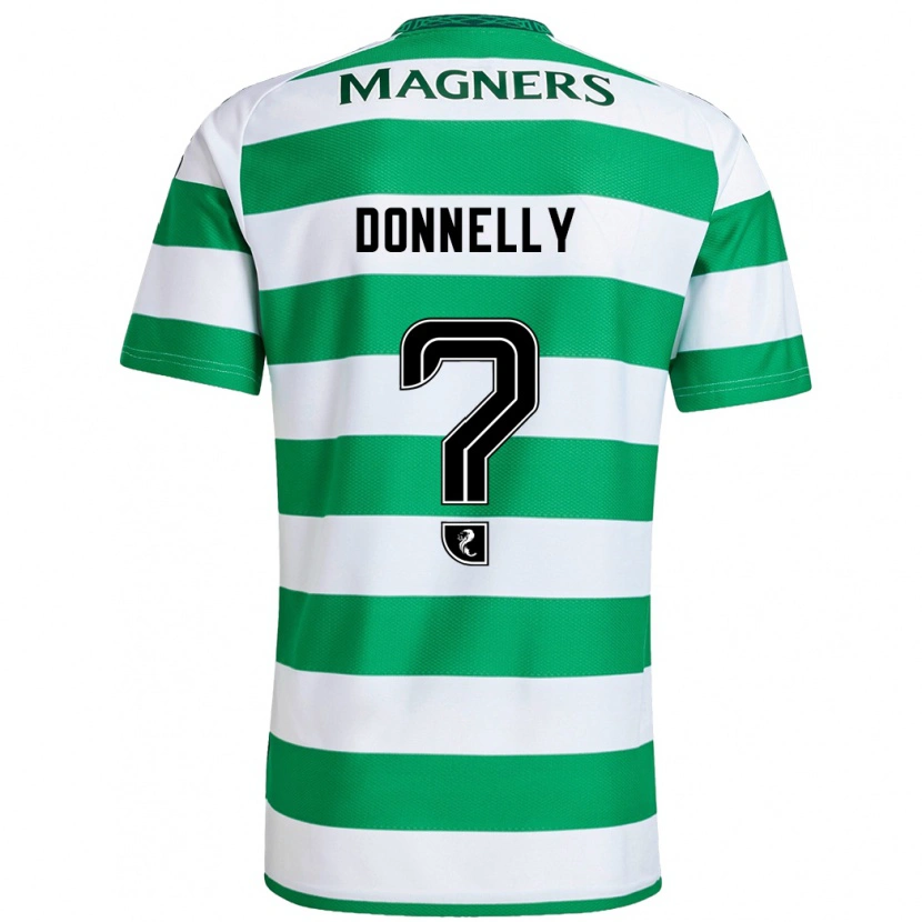 Danxen Kvinder Jacob Donnelly #0 Grøn Hvid Hjemmebane Spillertrøjer 2024/25 Trøje T-Shirt