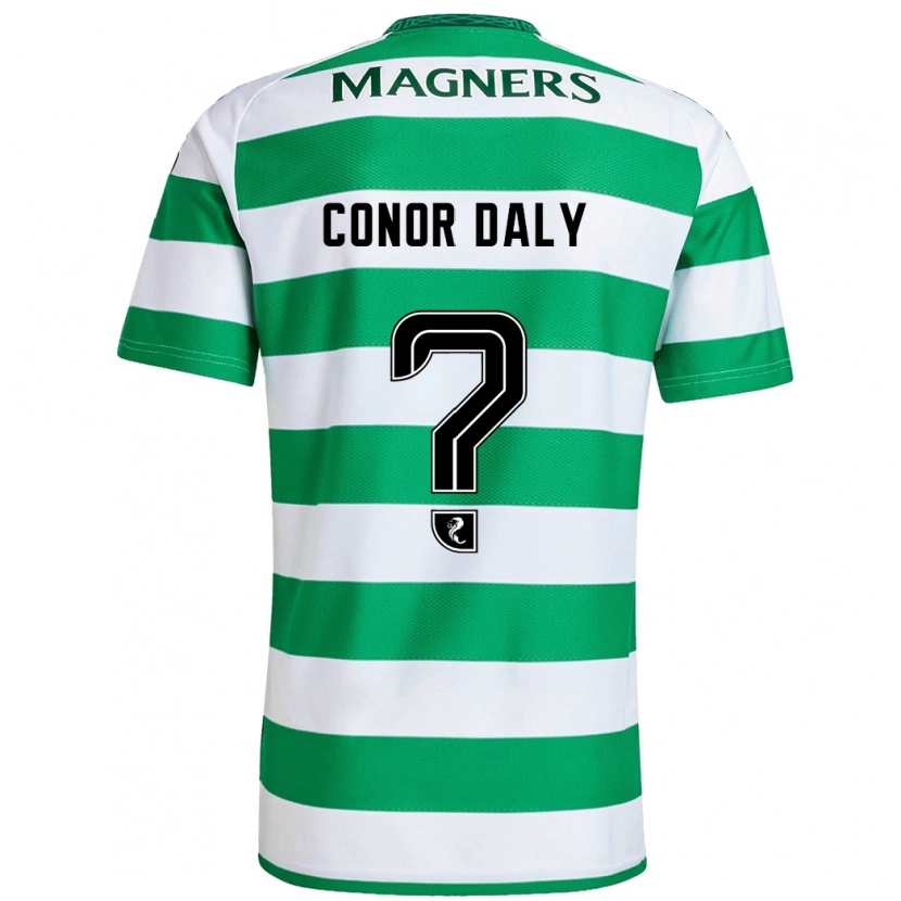 Danxen Kvinder Conor Daly #0 Grøn Hvid Hjemmebane Spillertrøjer 2024/25 Trøje T-Shirt