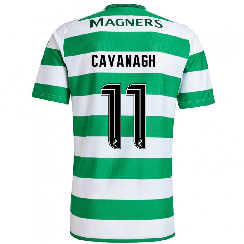 Danxen Kvinder Colette Cavanagh #11 Grøn Hvid Hjemmebane Spillertrøjer 2024/25 Trøje T-Shirt