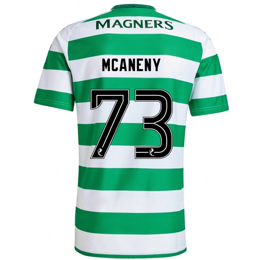 Danxen Kvinder Maria Mcaneny #73 Grøn Hvid Hjemmebane Spillertrøjer 2024/25 Trøje T-Shirt