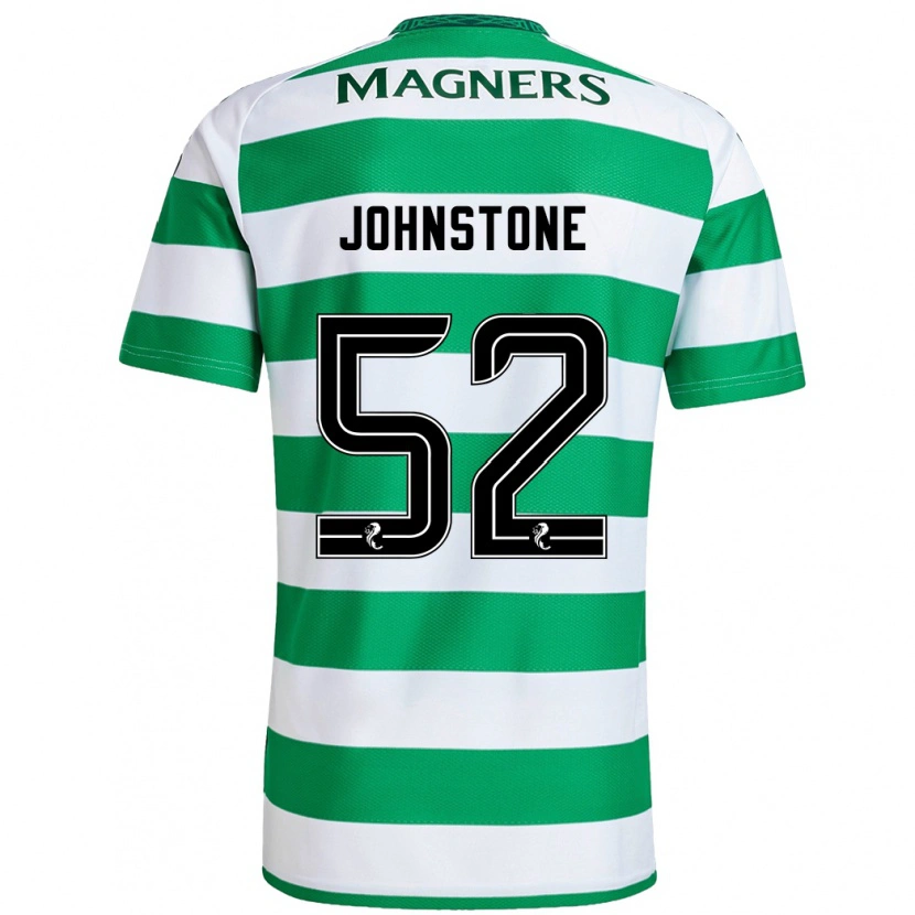 Danxen Kvinder Rachael Johnstone #52 Grøn Hvid Hjemmebane Spillertrøjer 2024/25 Trøje T-Shirt