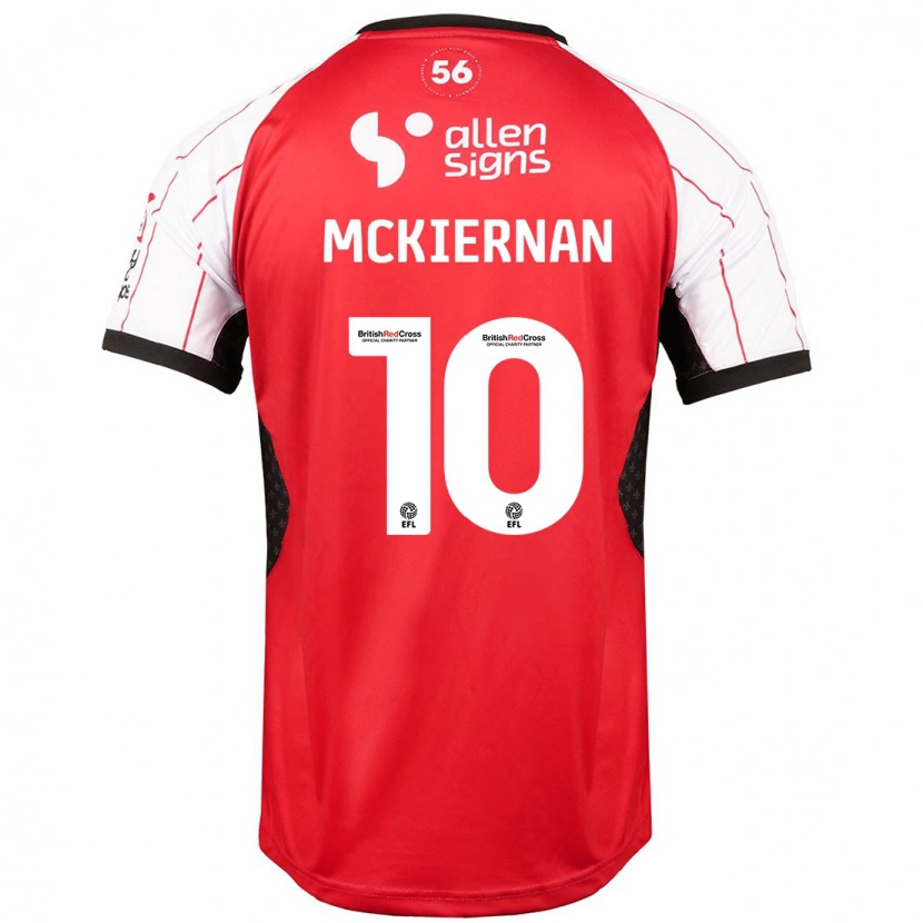 Danxen Kvinder Jj Mckiernan #10 Hvid Hjemmebane Spillertrøjer 2024/25 Trøje T-Shirt